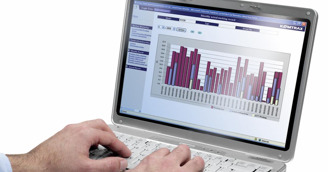 Remote health management Komatsu