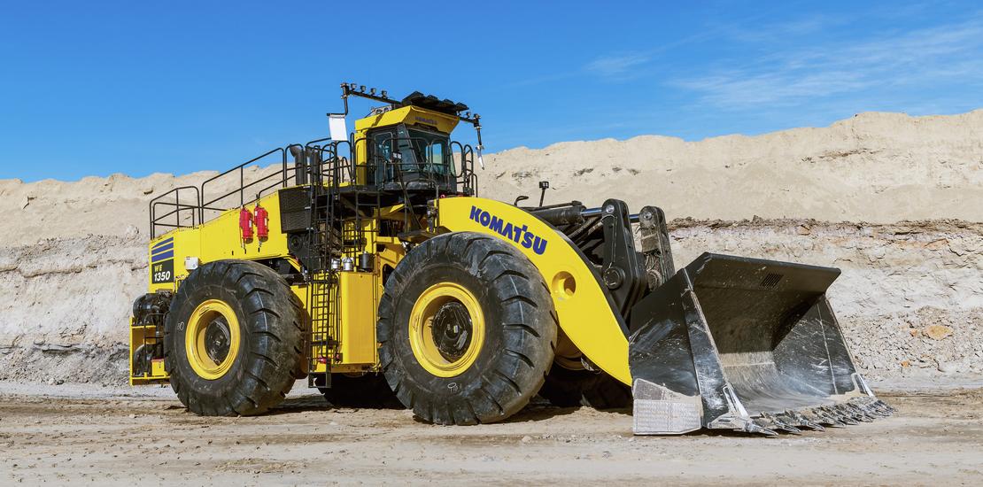 WE1350 wheel loader | Komatsu